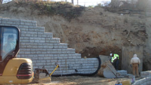 Highpoint at Douglaston Retaining Walls and Parking Lot